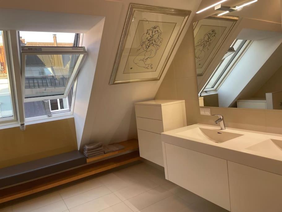 Apartament Rooftop Terrace- Panoramablick Ueber Wien Zewnętrze zdjęcie