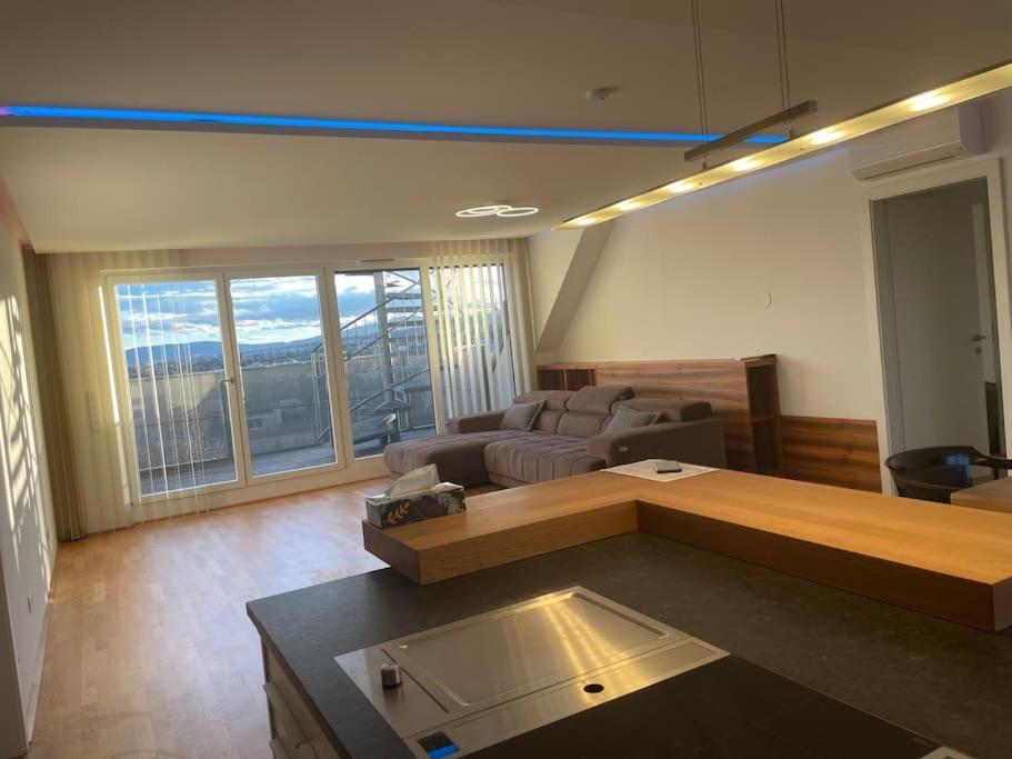 Apartament Rooftop Terrace- Panoramablick Ueber Wien Zewnętrze zdjęcie